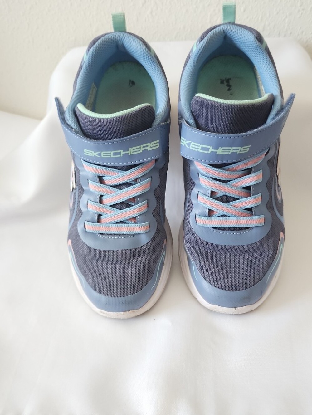Skechers Kids' Navy & Light Blue Athletic Sneakers - Picture 2 of 6